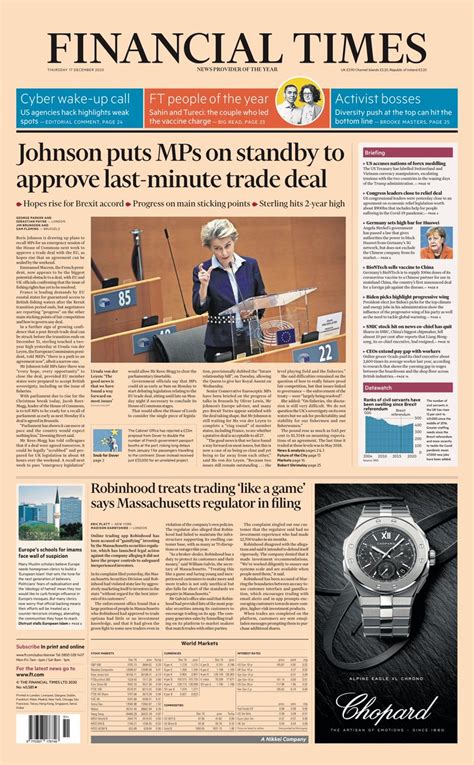 financial times digital newspaper